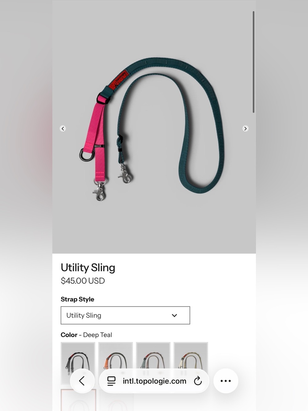 Utility Sling - Deep Teal